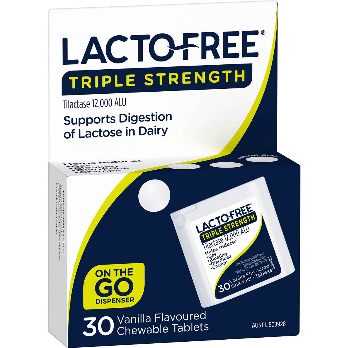 Lacto-Free Triple Strength Chewable Tablets