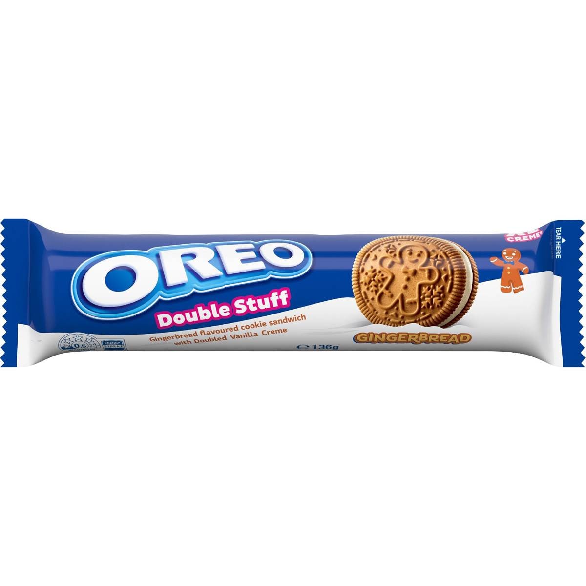 Oreo Double Stuff Gingerbread Cookies