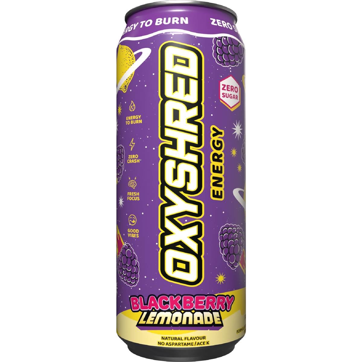 OxyShred Energy Drink Blackberry Lemonade