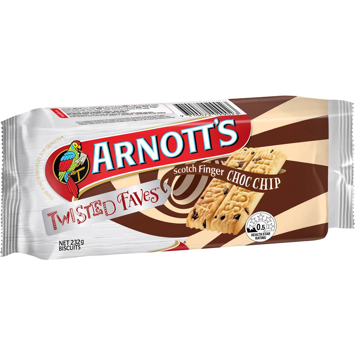 Calories In Arnotts Scotch Finger Choc Chip Calcount 0220