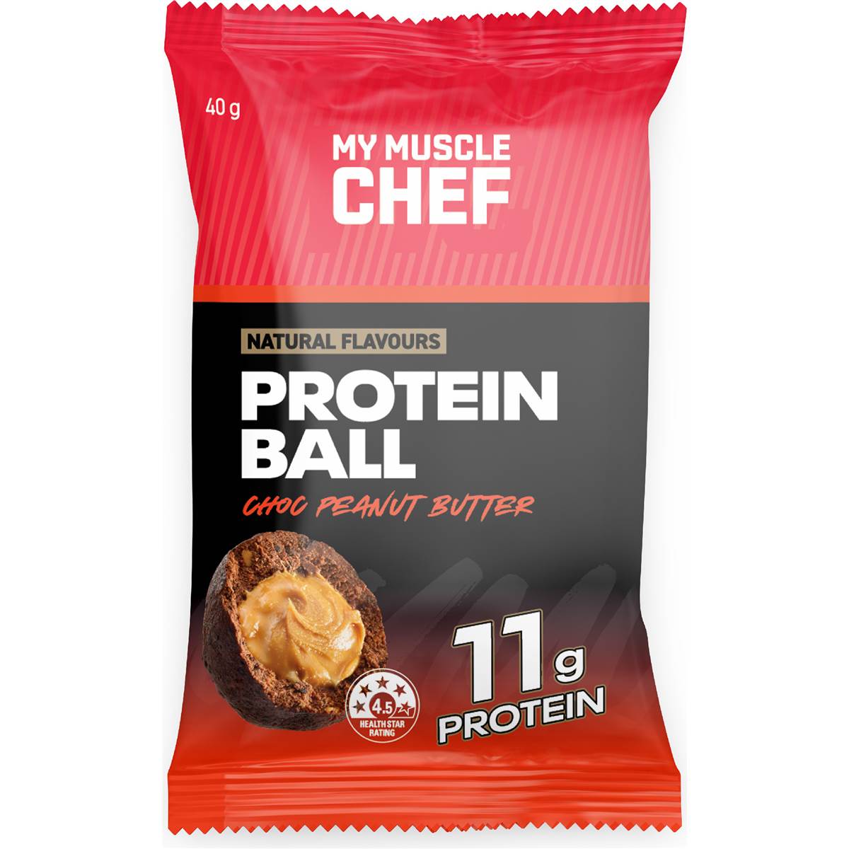 My Muscle Chef Protein Ball Choc Peanut Butter