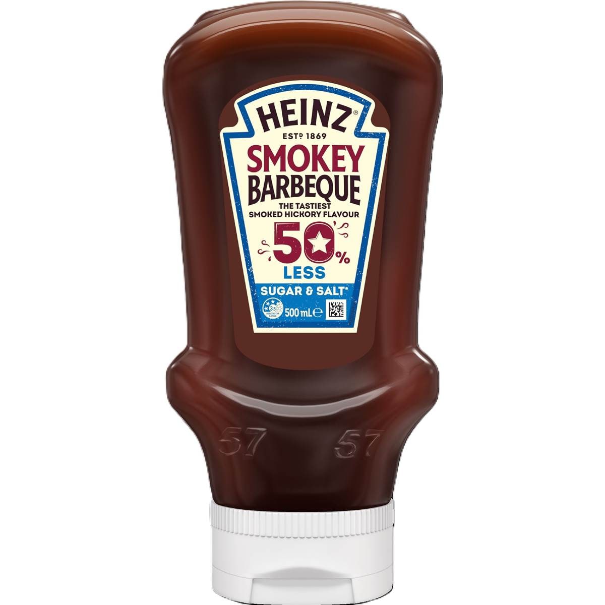 Heinz Smokey BBQ Sauce Bottle 50% Less Sugar