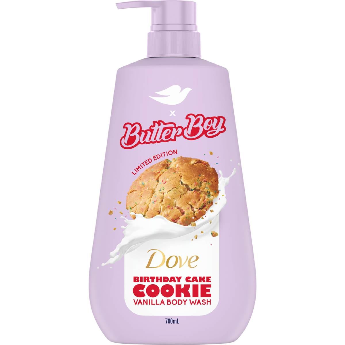 Dove Butter Boy Vanilla Body Wash Birthday Cake Cookie