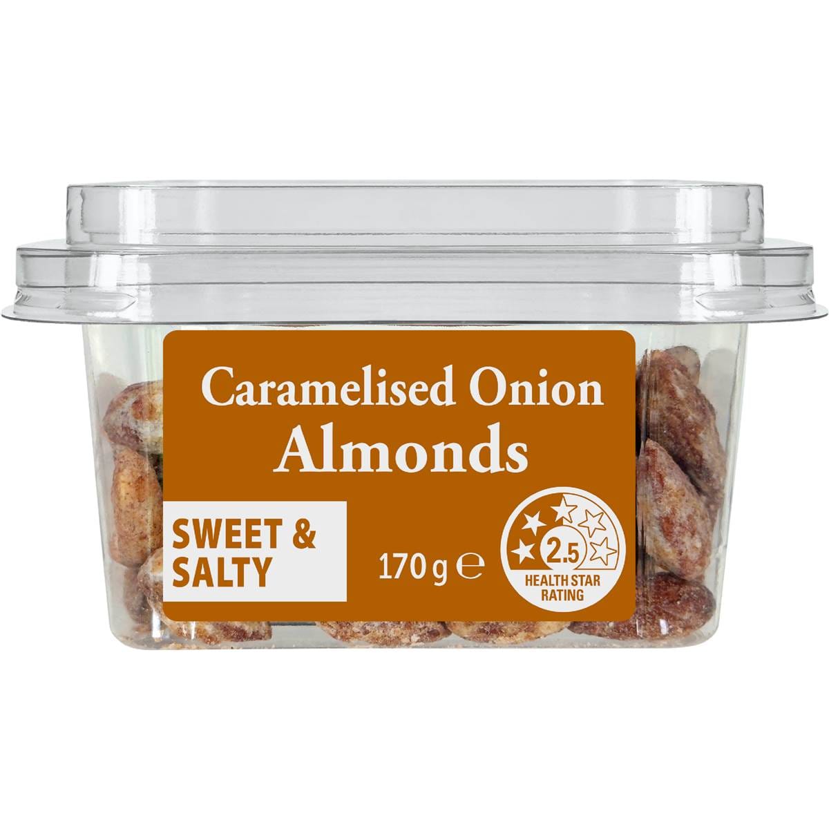 Caramelised Onion Almond Snack Pot 170g