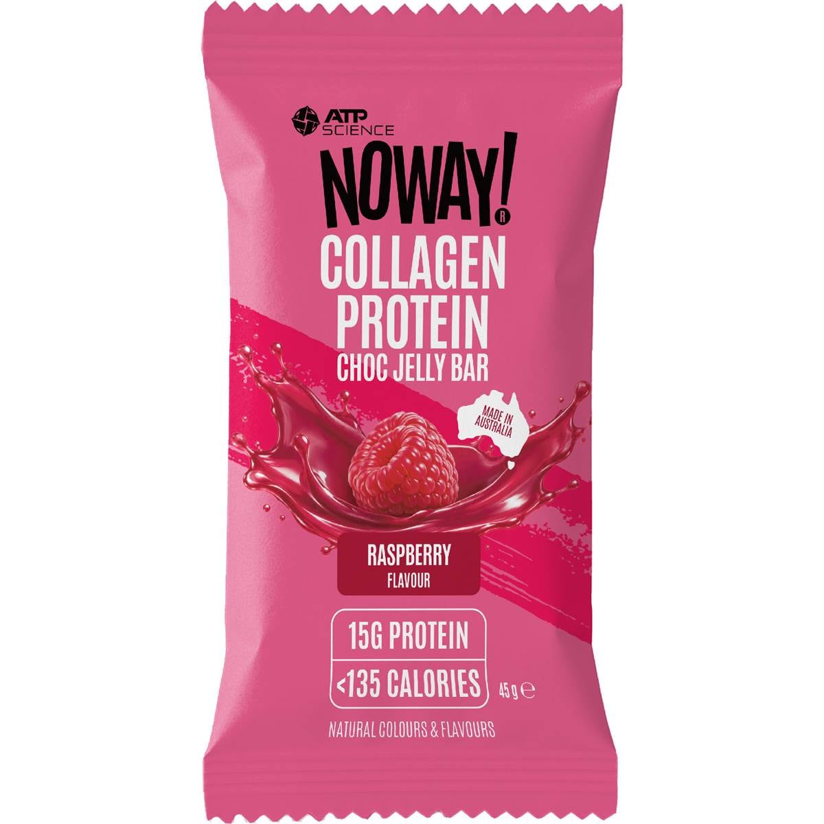 NOWAY! ! Collagen Protein Choc Jelly Bar Raspberry