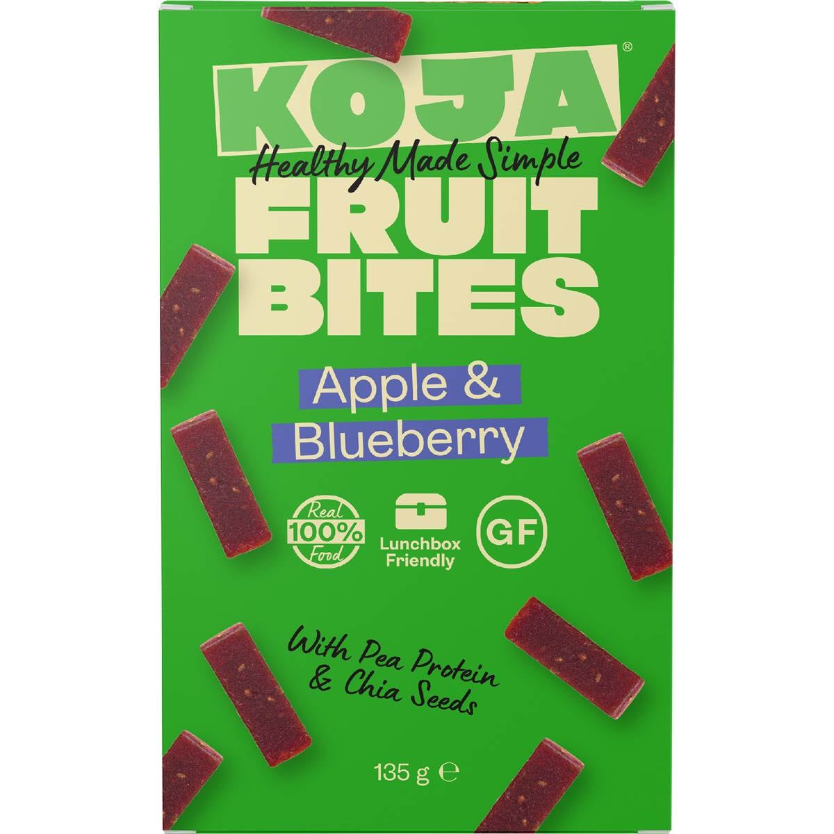 Koja Fruit Bites Apple & Blueberry
