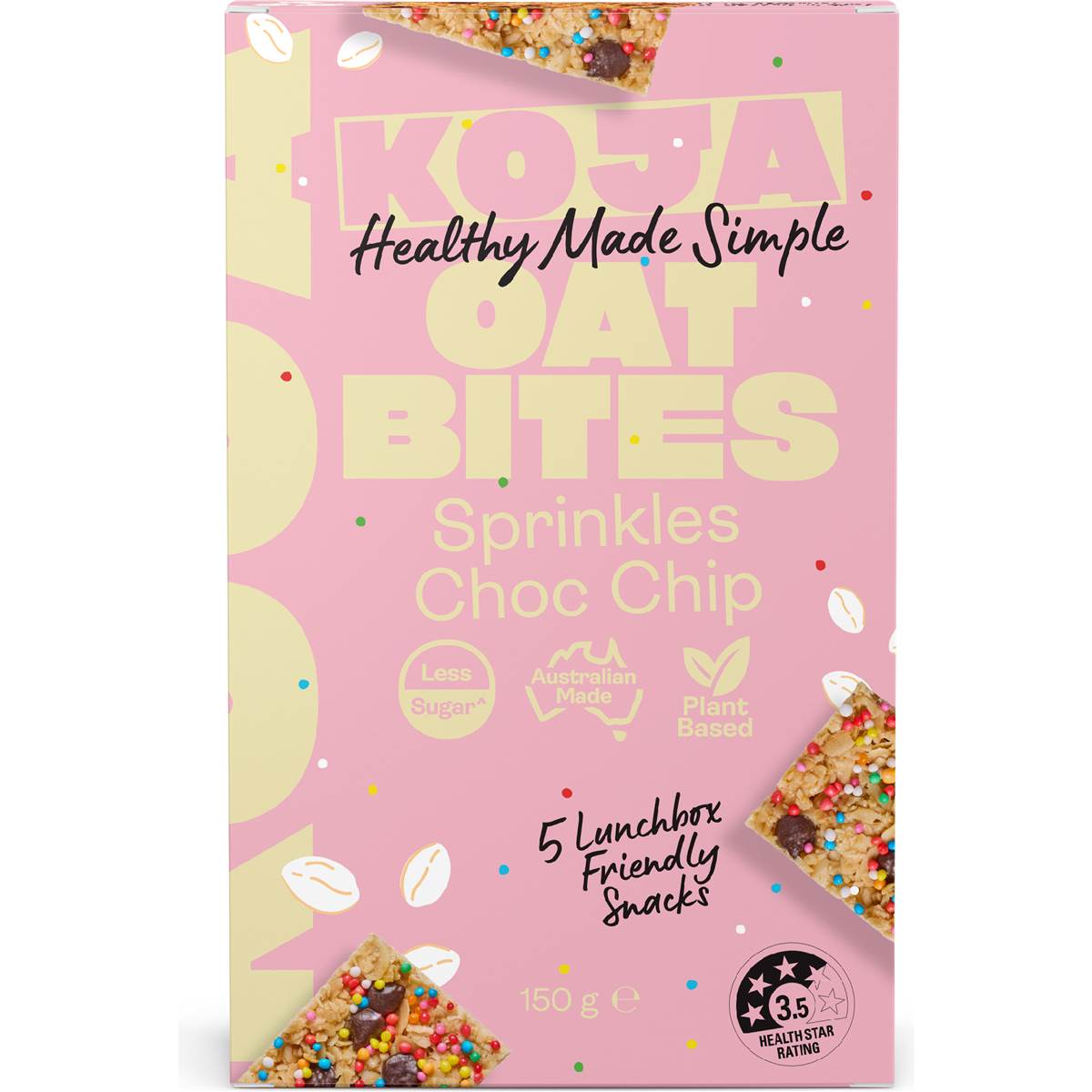 Koja Oat Bites Sprinkles Choc Chip