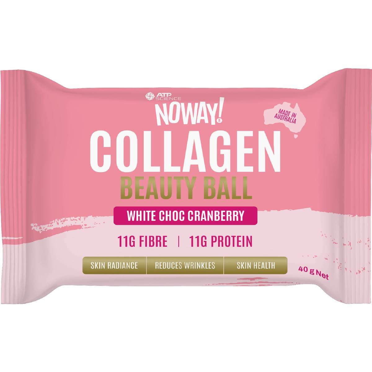 NOWAY! ! Collagen Beauty Ball White Choc Cranberry