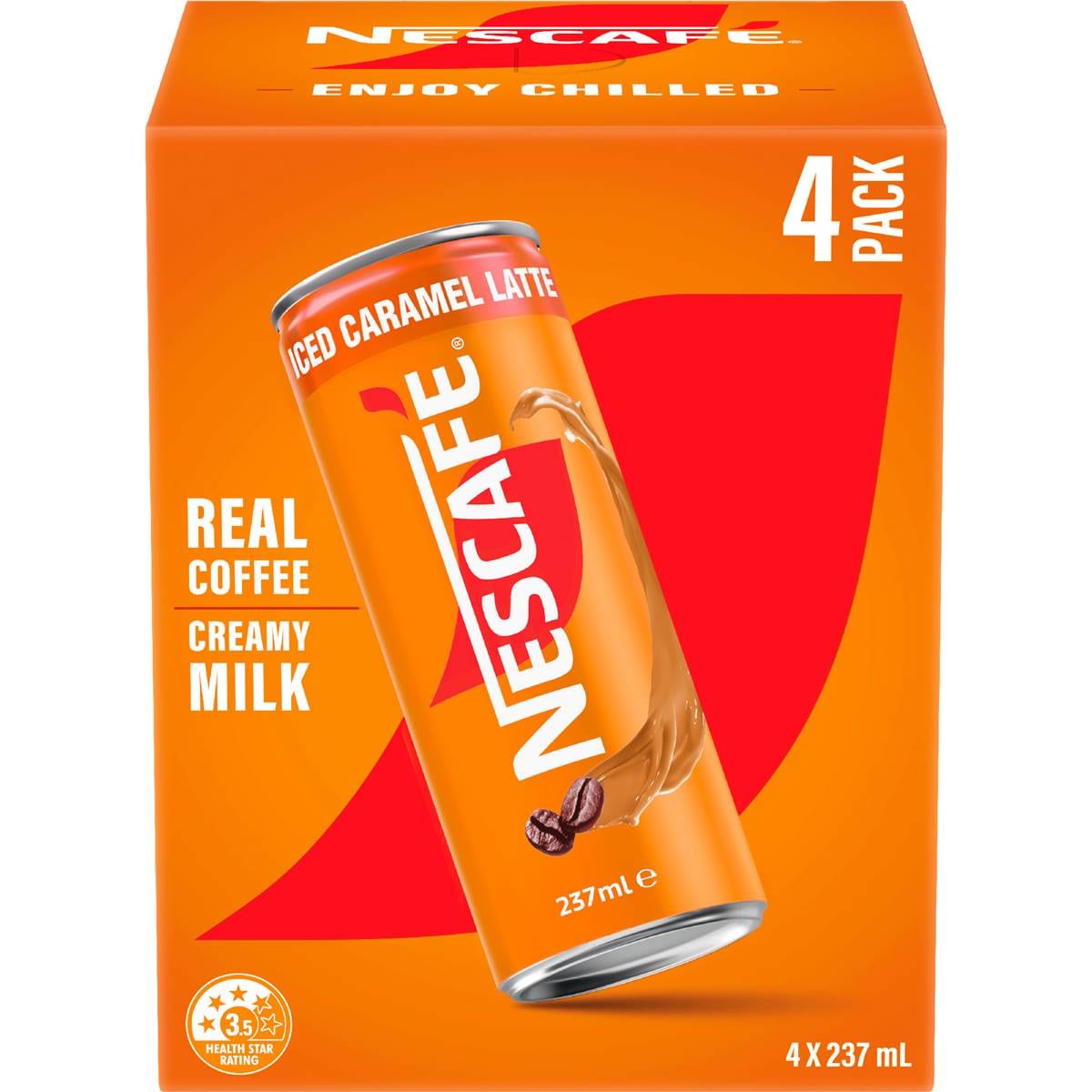 Nescafe Ready To Drink Caramel Latte Cans