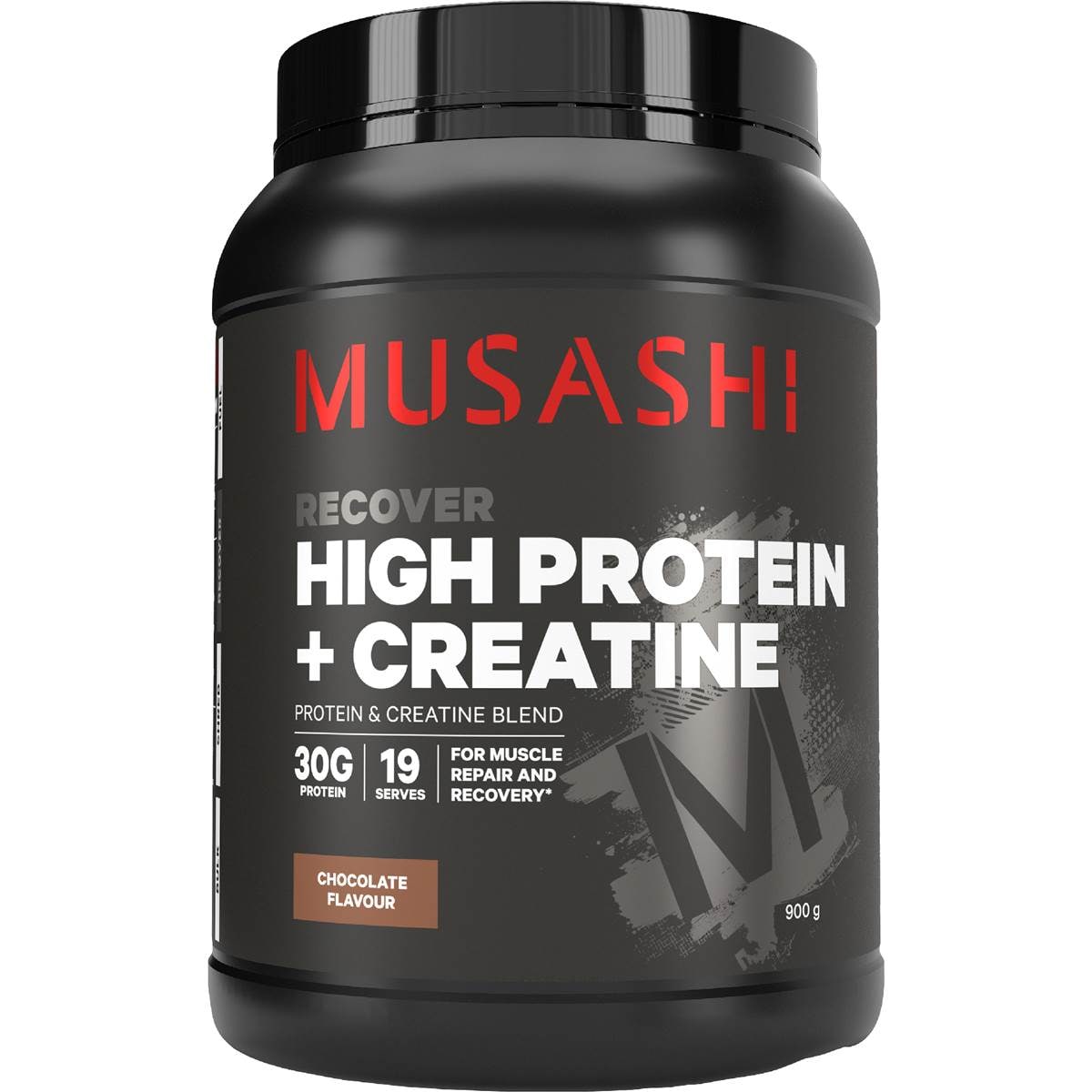 Musashi High Protein + Creatine Chocolate Flavour 900g