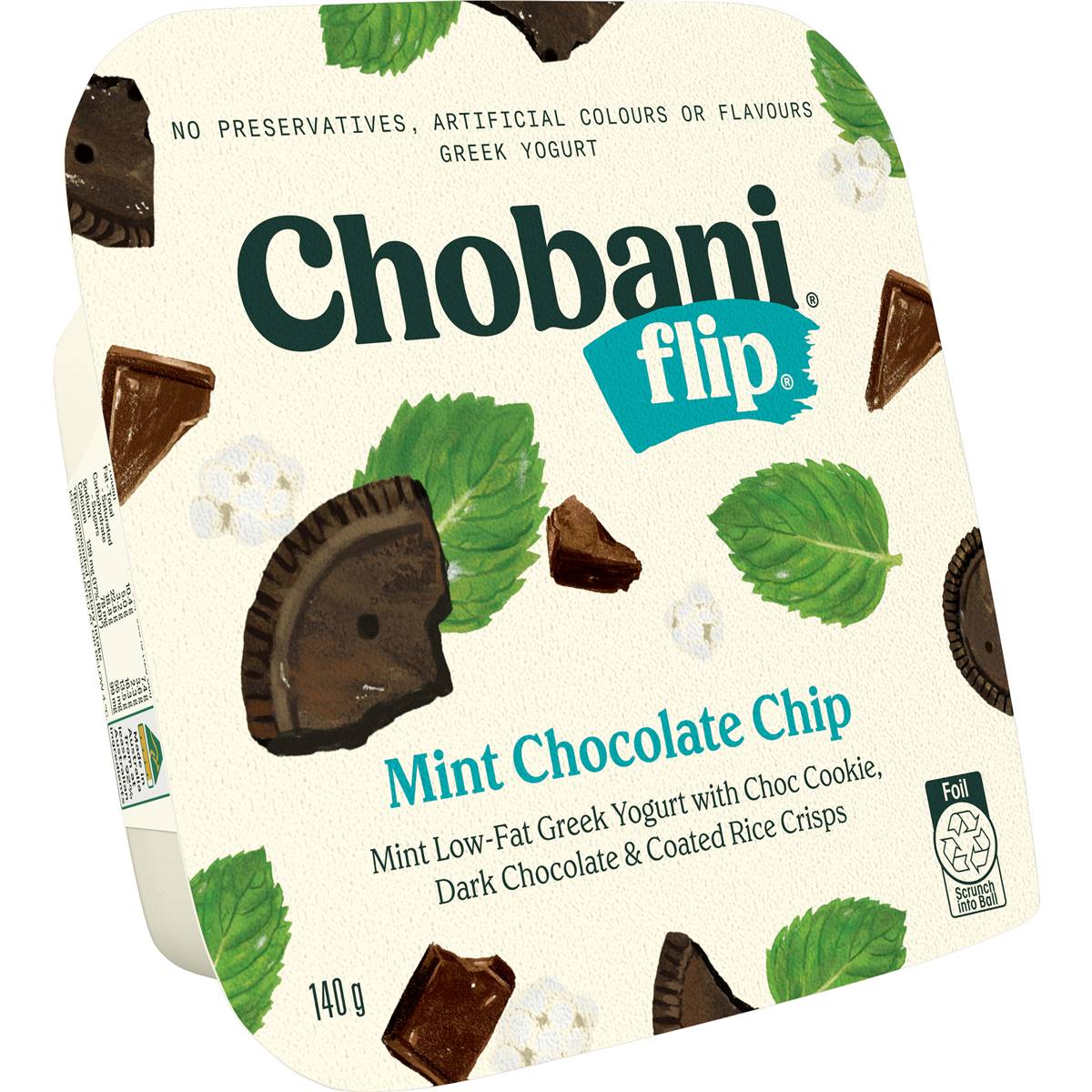 Calories in Chobani Flip Mint Chocolate Chip Yoghurt calcount