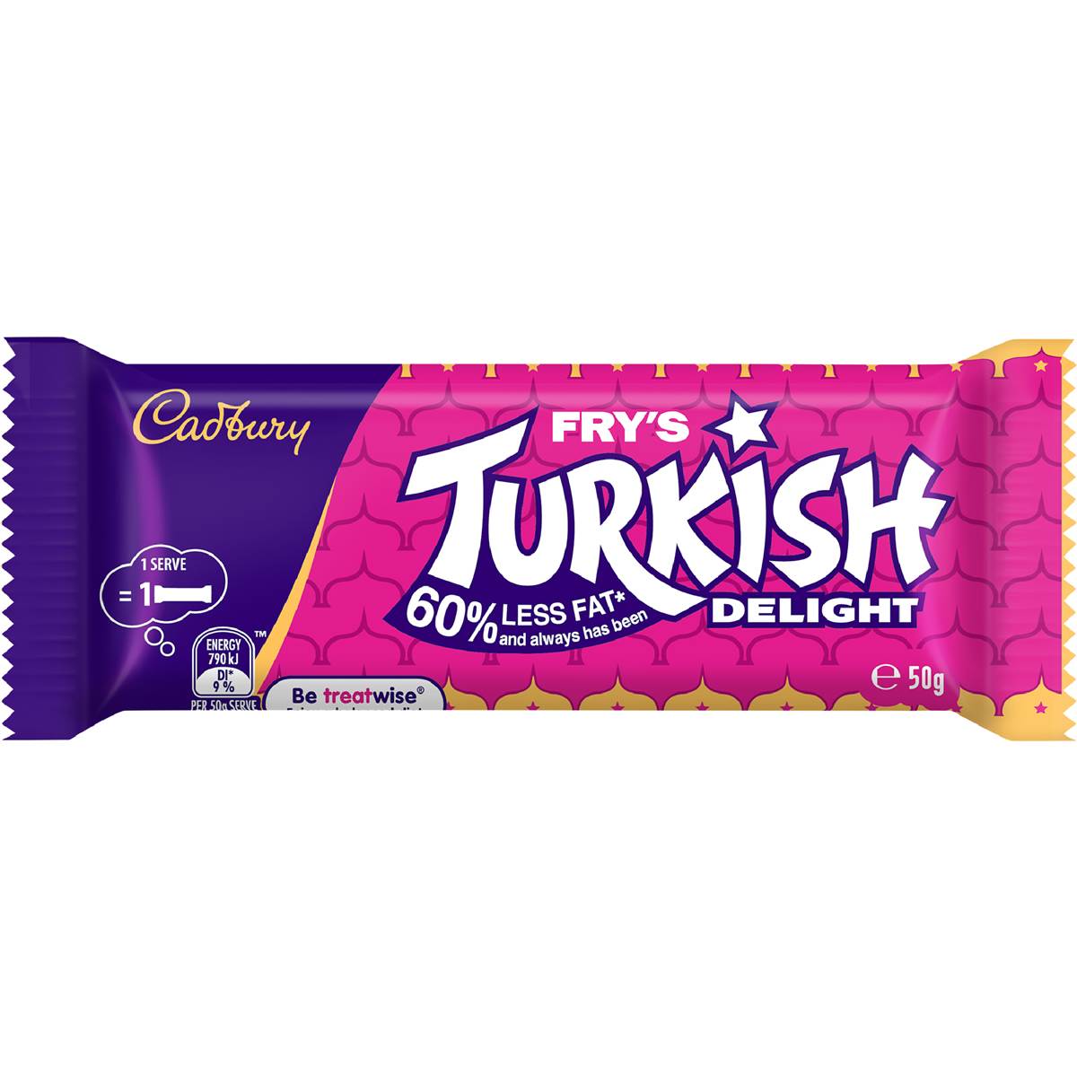 Cadbury Fry's Turkish Delight Milk Chocolate Bar 50g