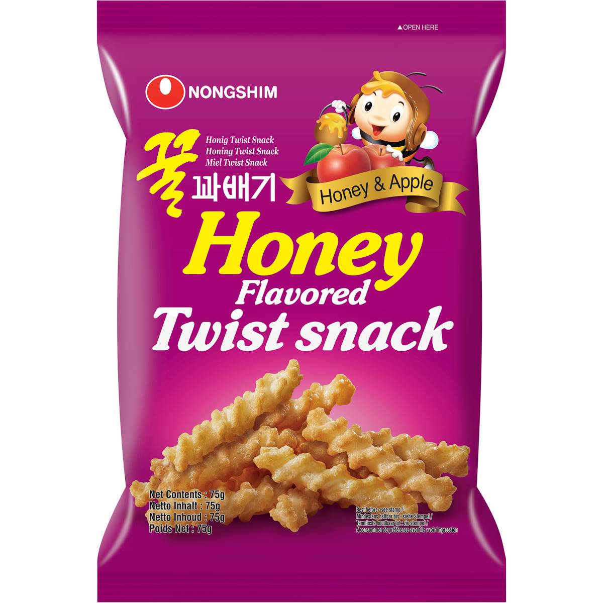 Nongshim Honey Flavoured Twist Snack