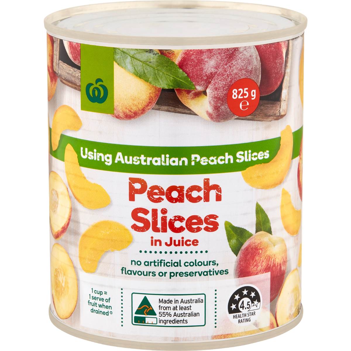 Woolworths Australian Peach Slices In Juice