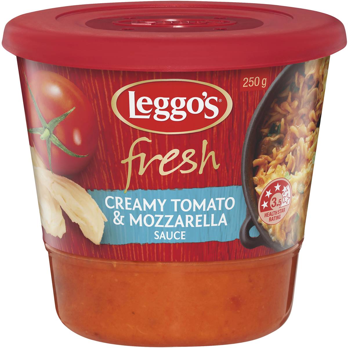 Calories in Leggos Fresh Creamy Tomato Sauce calcount