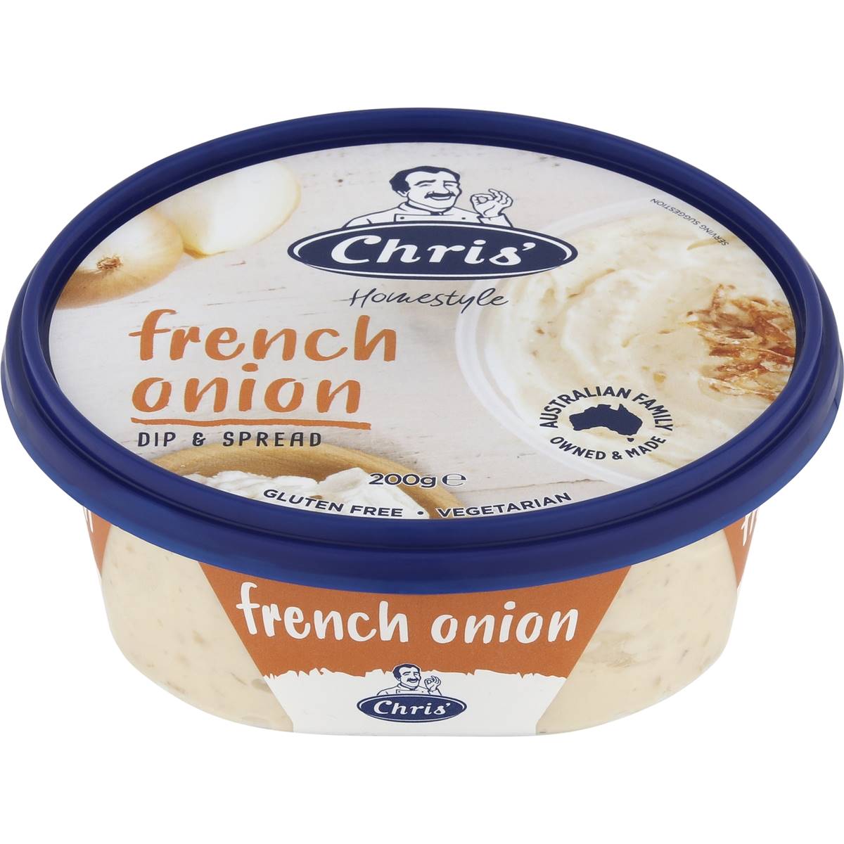 Calories in Chris' Traditional French Onion