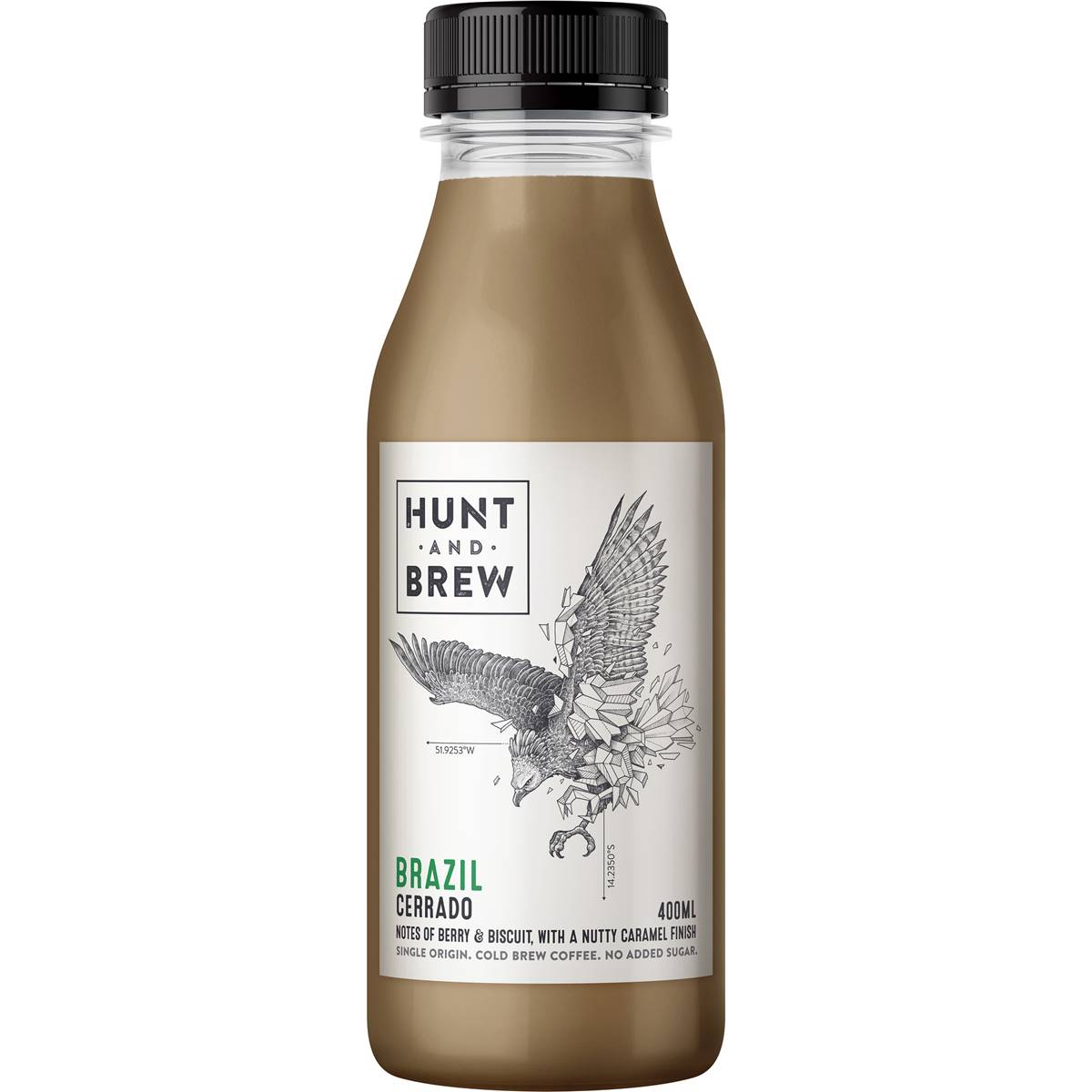 Calories in Hunt And Brew Cold Brew Coffee Brazil