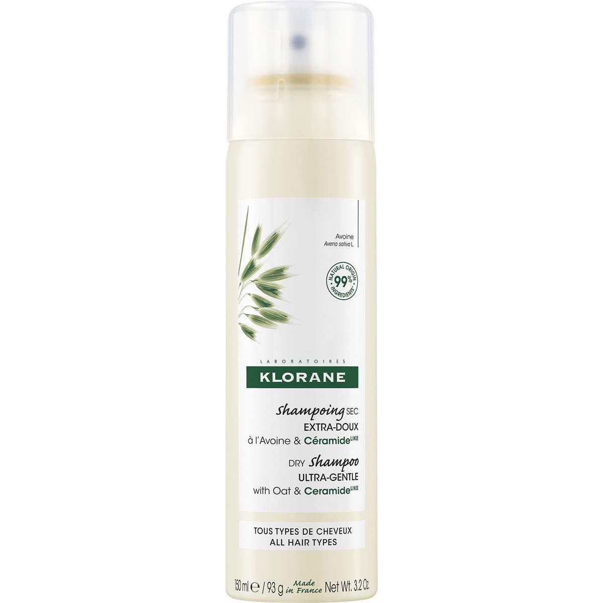 Klorane Dry Shampoo With Oat & Ceramide 150mL