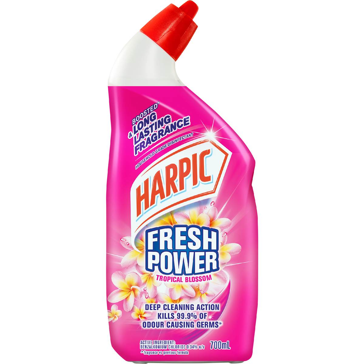 Harpic Fresh Power Tropical Blossom Toilet Cleaner 700mL