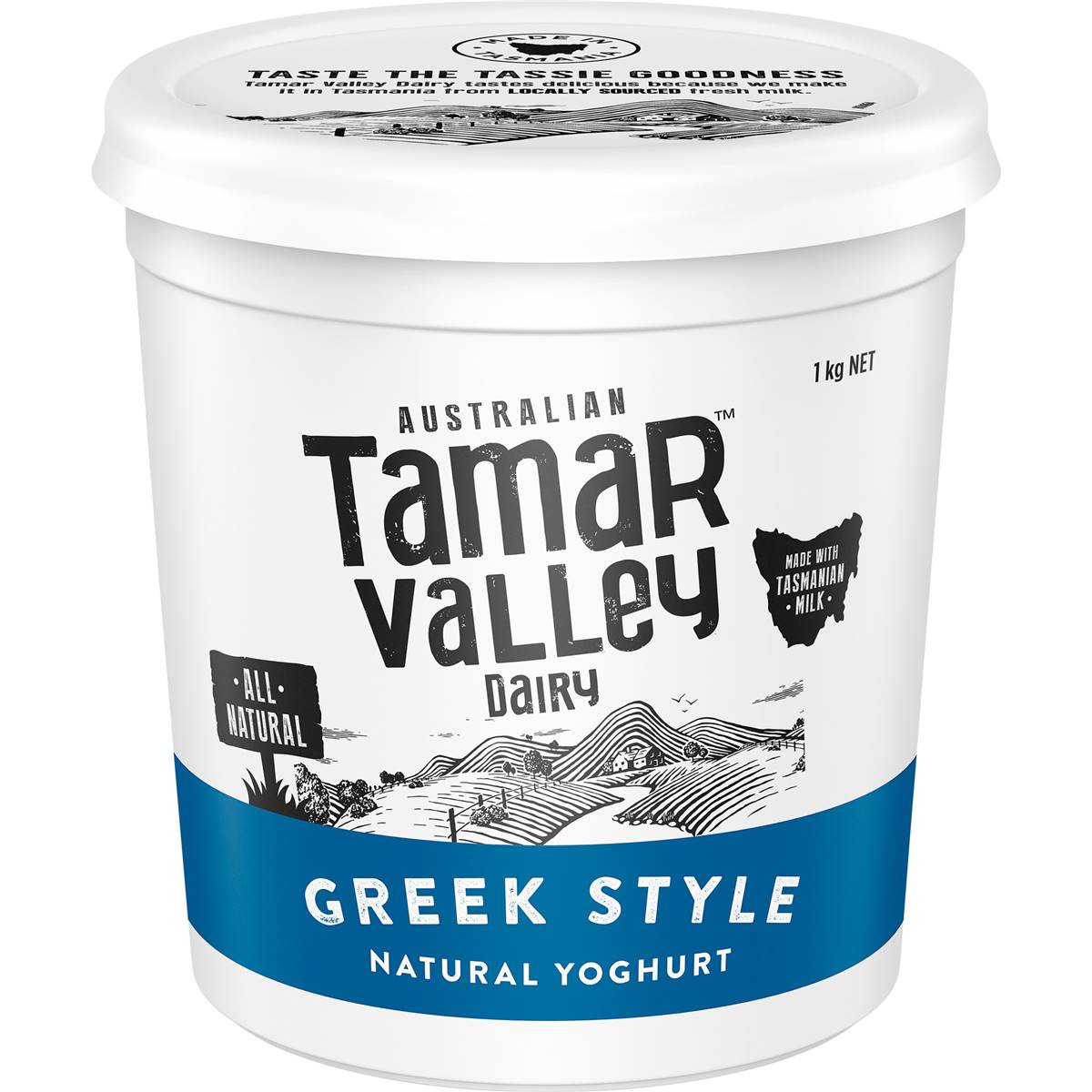 Calories in Tamar Valley Dairy Greek Style Yoghurt Natural