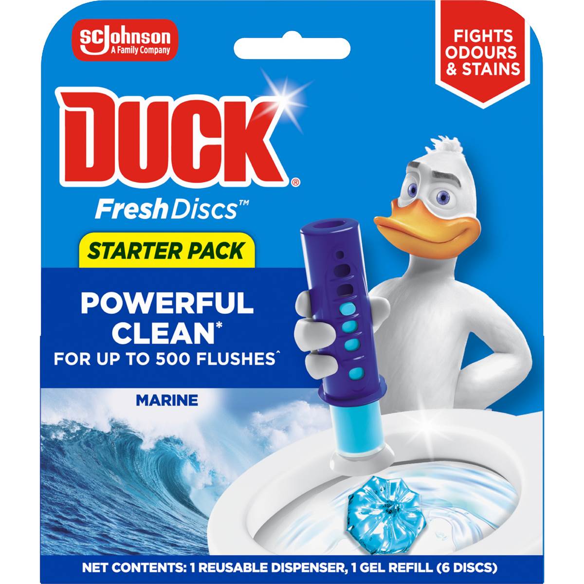 Duck Fresh Discs Toilet Cleaner Marine 36mL