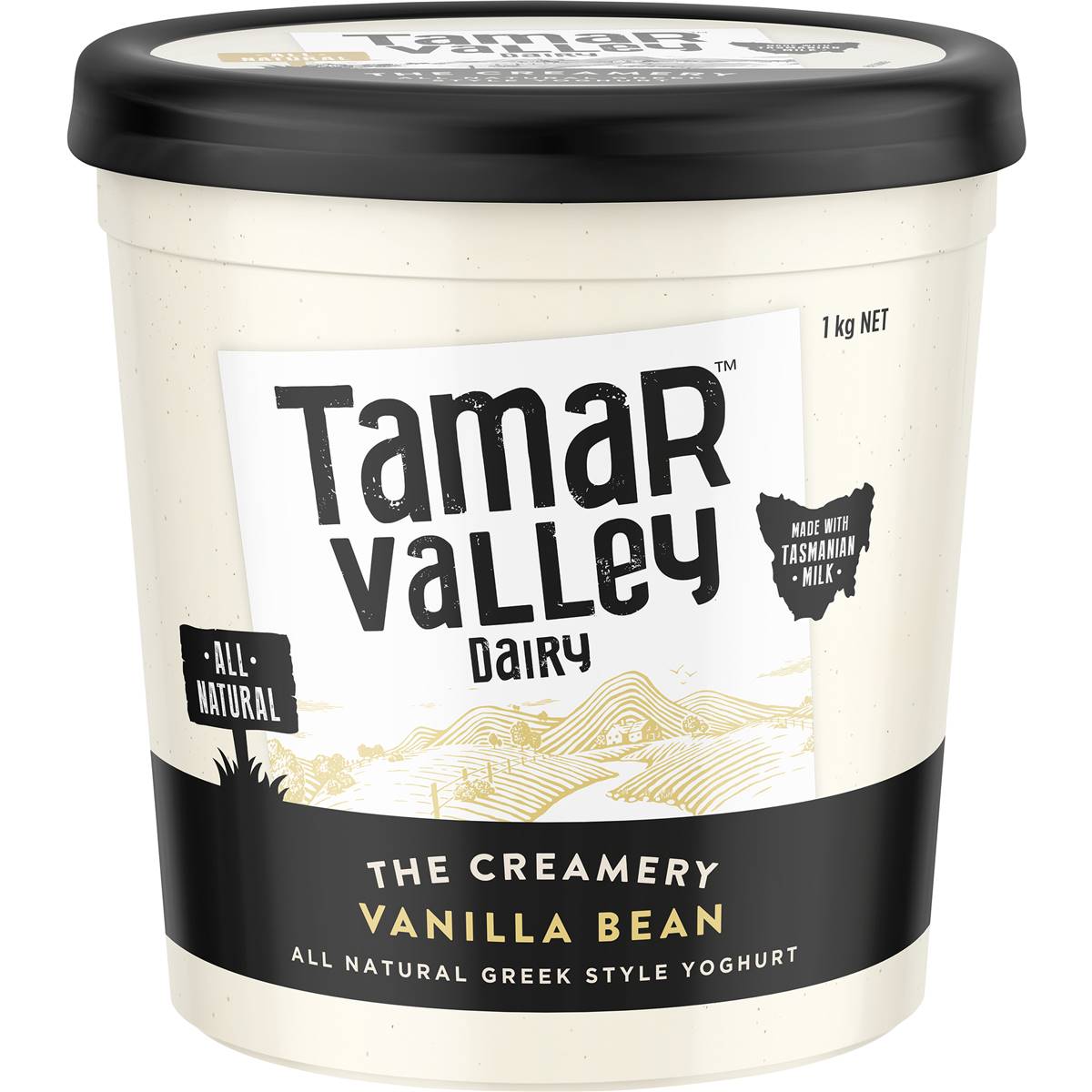 Calories in Tamar Valley Dairy Greek Style Yoghurt Vanilla Bean