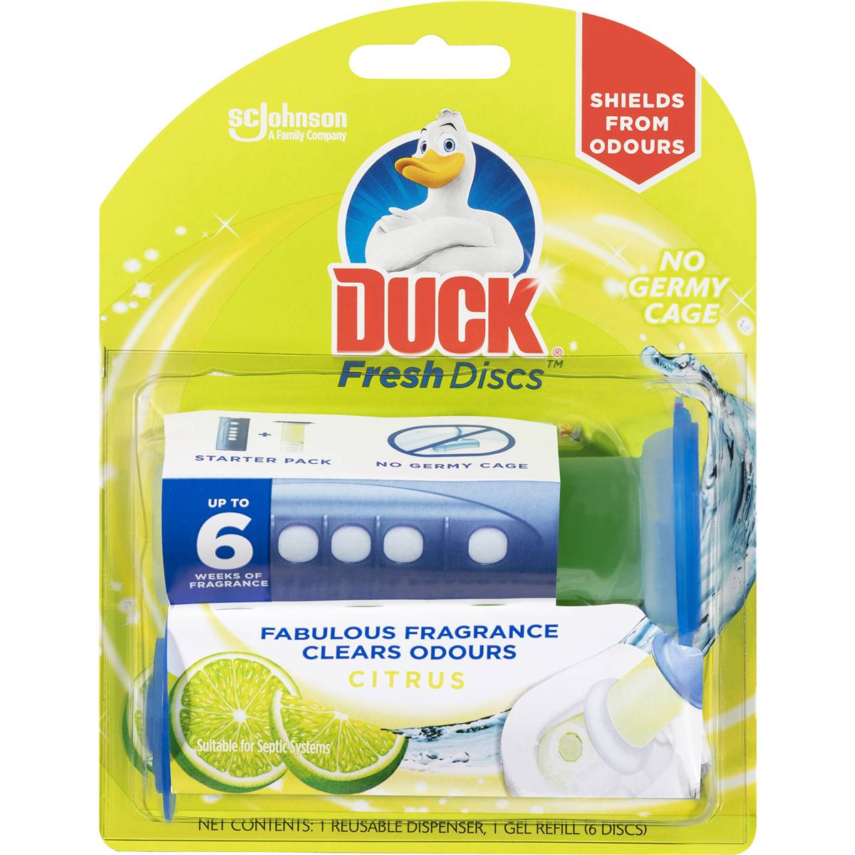 Duck Fresh Discs Toilet Cleaner Citrus 36mL