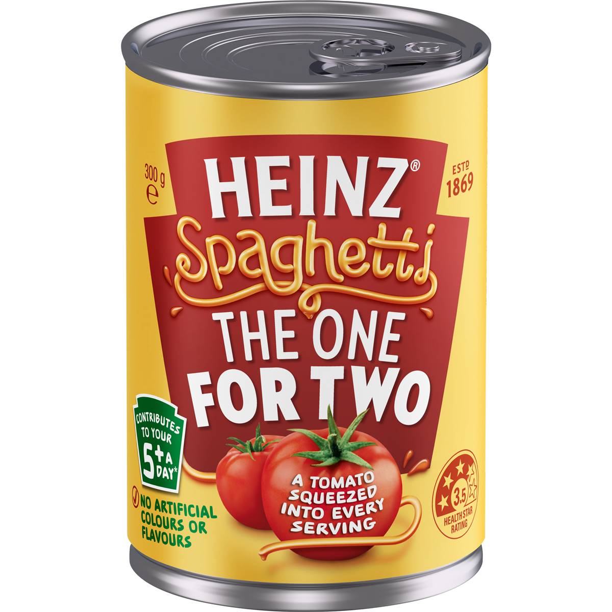 Calories in Heinz Spaghetti & Sausages & Tomato Sauce calcount