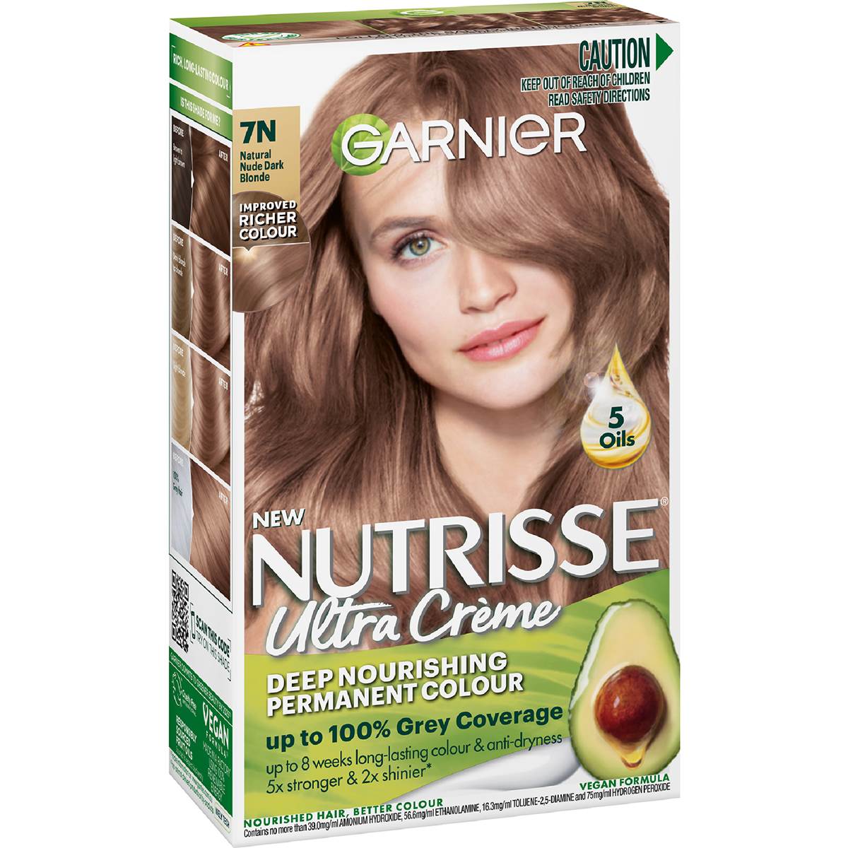 Garnier Nutrisse Hair Colour 7N Dark Blonde each