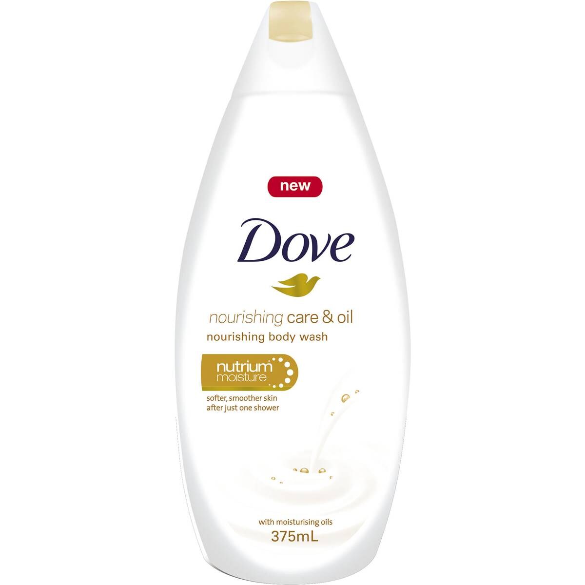 Dove Body Wash Nourishing Care & Oil 375ml Woolworths