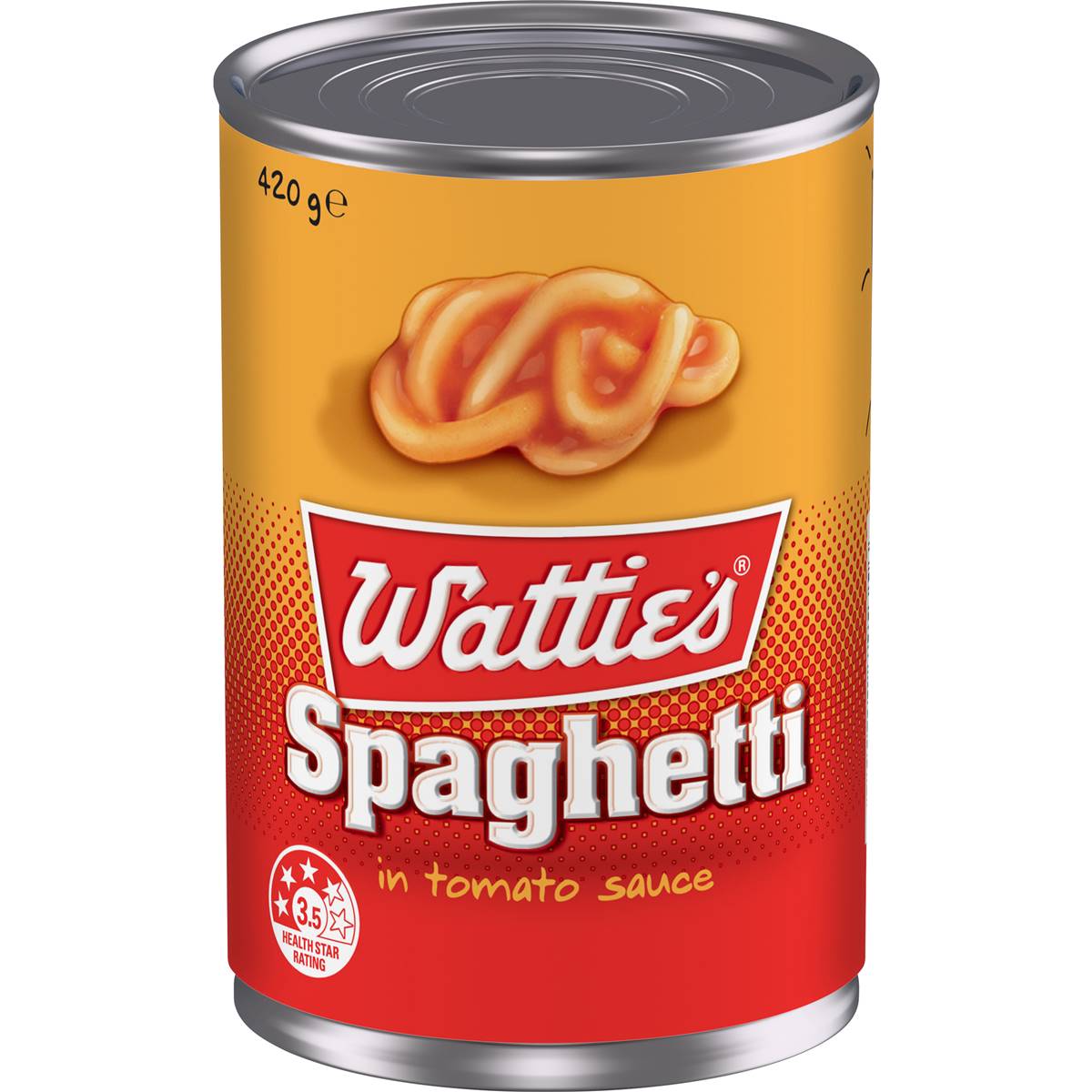 Calories in Wattie's Spaghetti In Tomato Sauce In Tomato Sauce