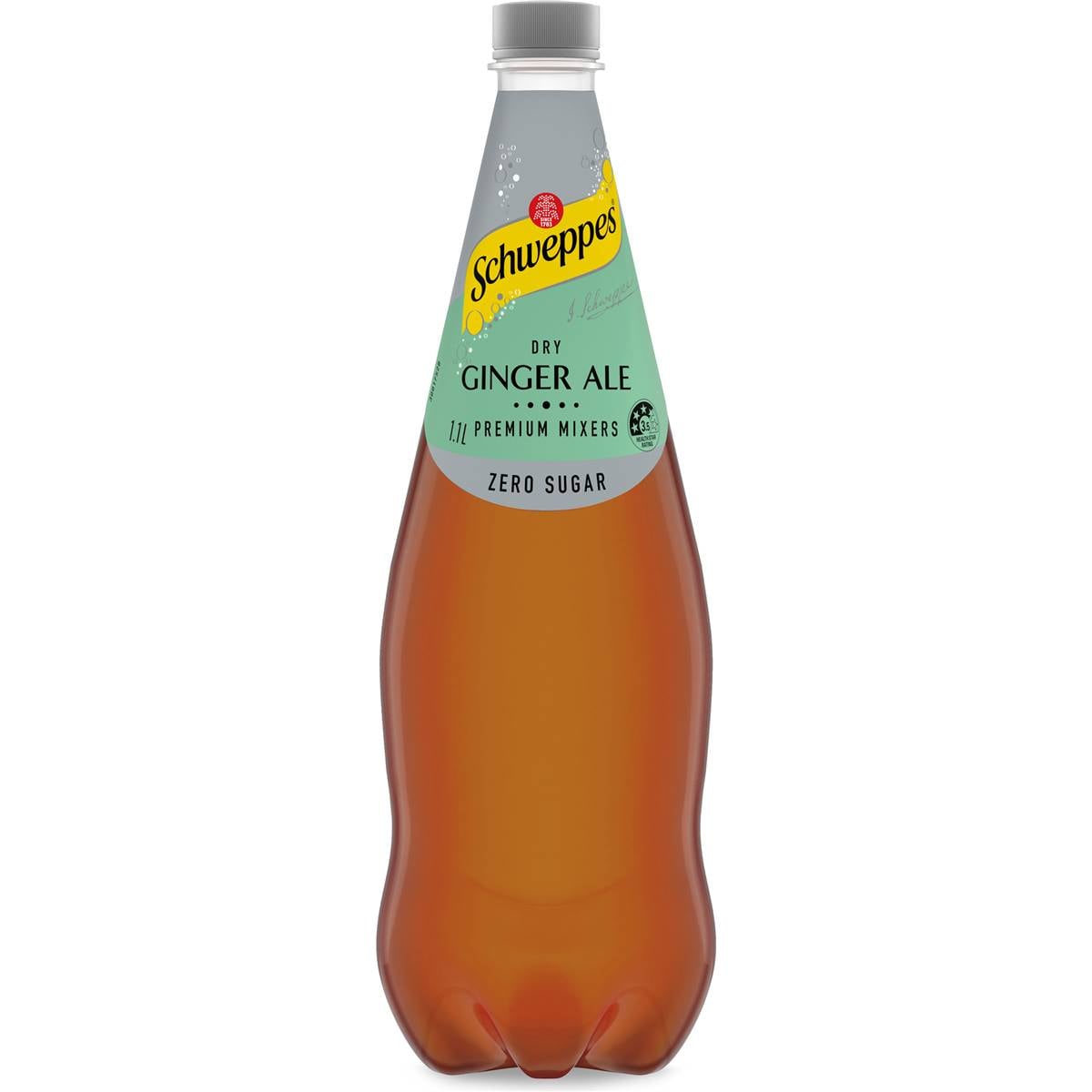 Calories in Schweppes Dry Ginger Ale Zero Sugar Dry Ginger Ale calcount