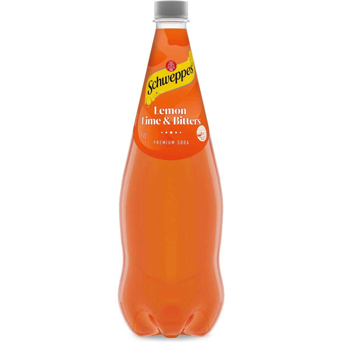 Schweppes Lemon Lime Bitters Soft Drink Mixer Bottle 1.1L