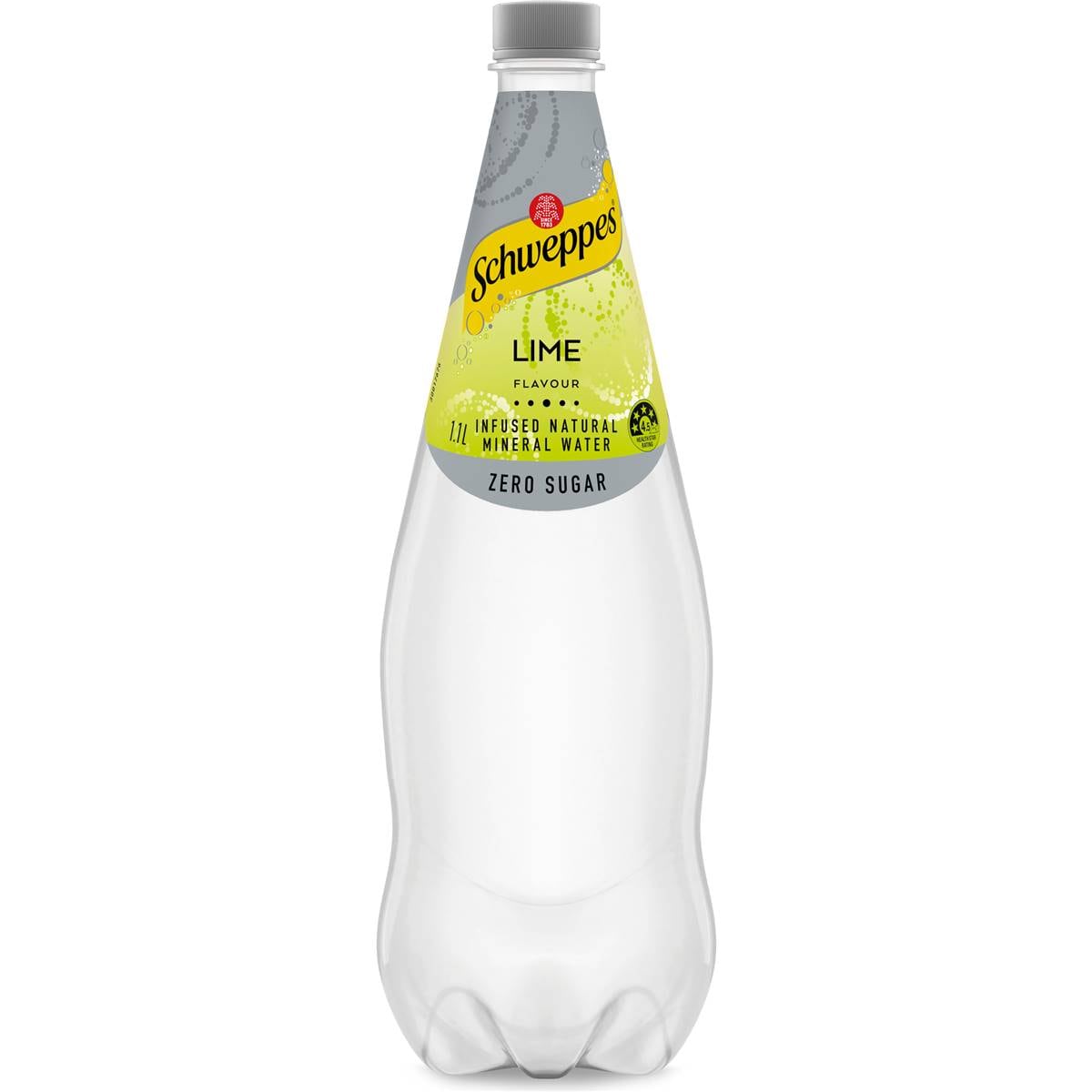 Calories in Schweppes Infused Natural Mineral Water With Lime calcount