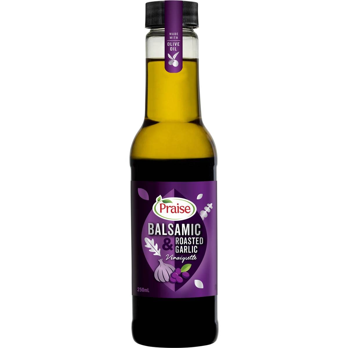 Calories in Praise Deli Style Balsamic & Roasted Garlic Vinaigrette