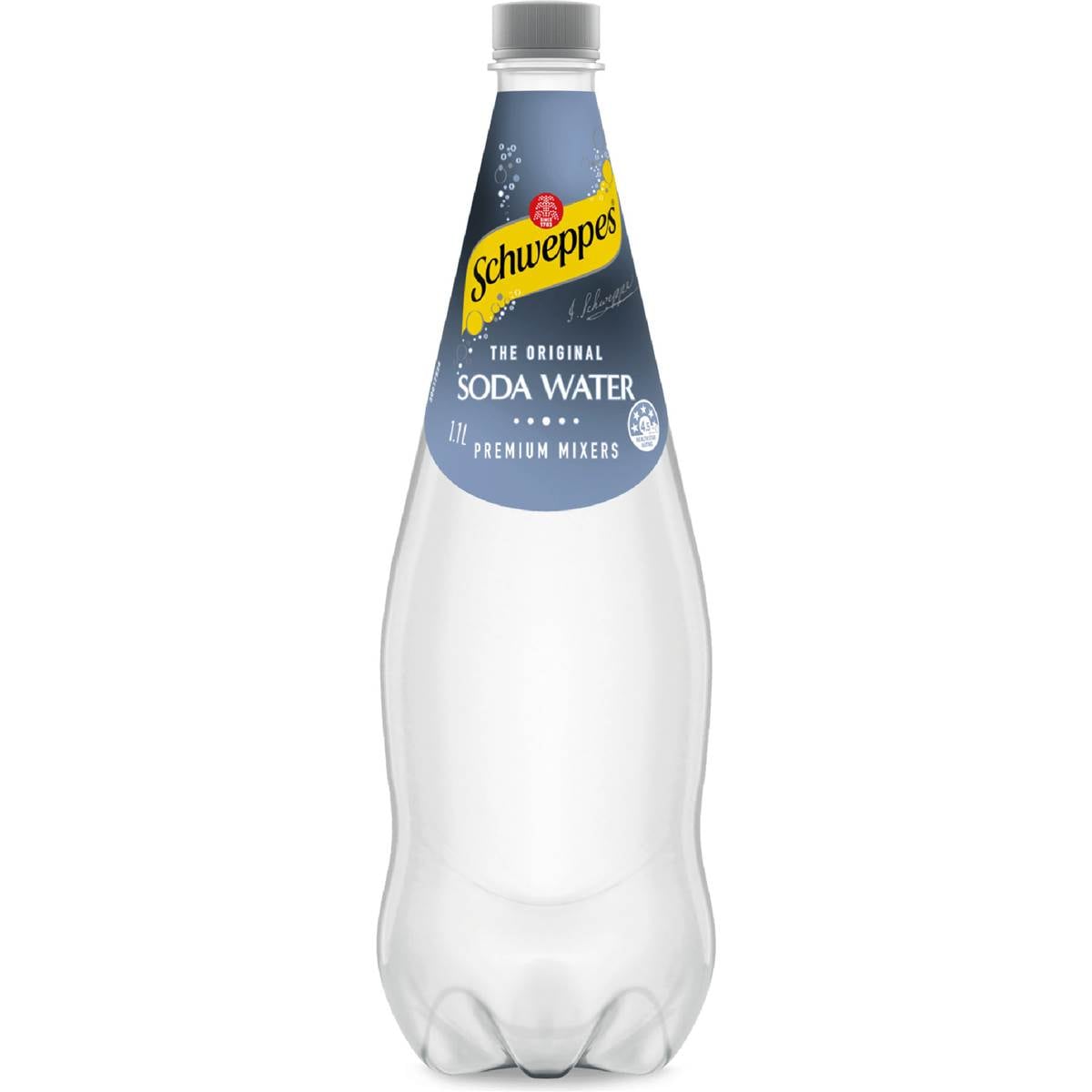 Schweppes Soda Water Mixer Bottle 1.1L