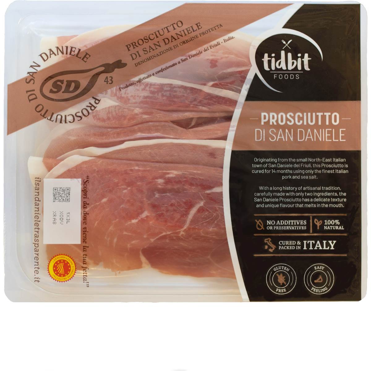 Prosciutto Di San Daniele Sliced