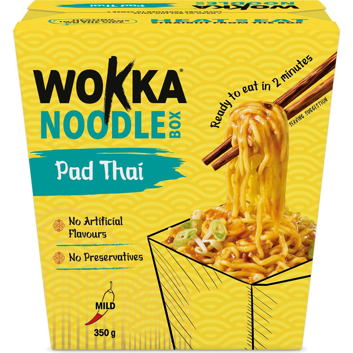 Wokka Pad Thai Noodle Box 350g