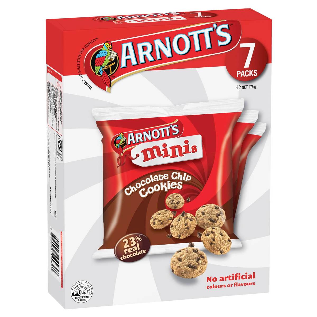 Calories in Arnott's Mini Chocolate Chip Cookies calcount