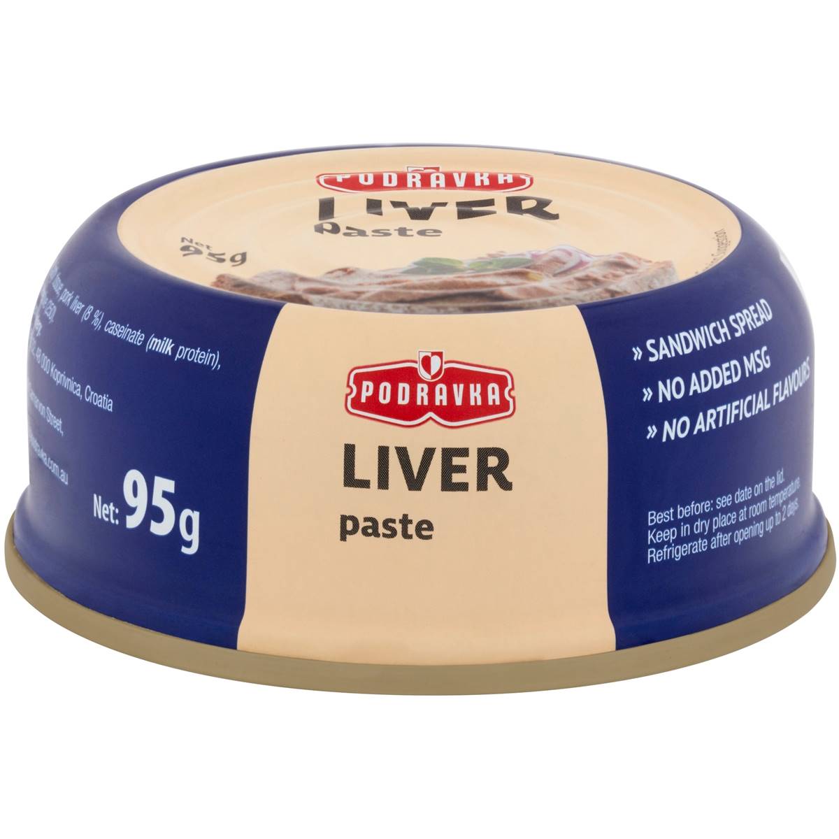 Calories in Podravka Liver Paste calcount
