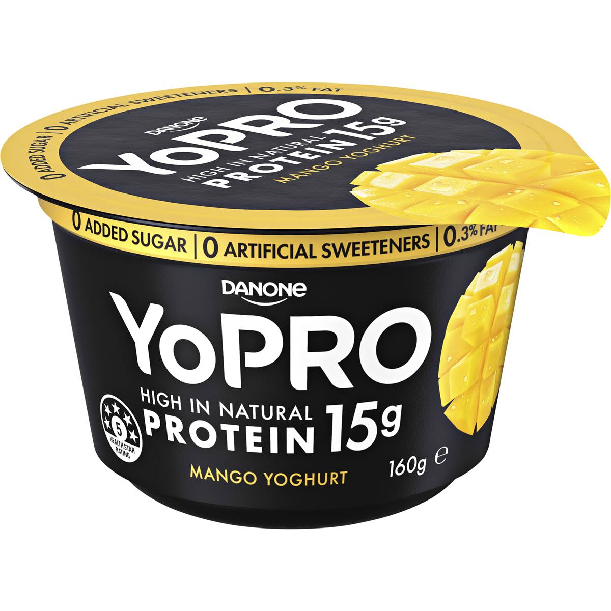 Calories in Yopro High Protein Mango Greek Yoghurt