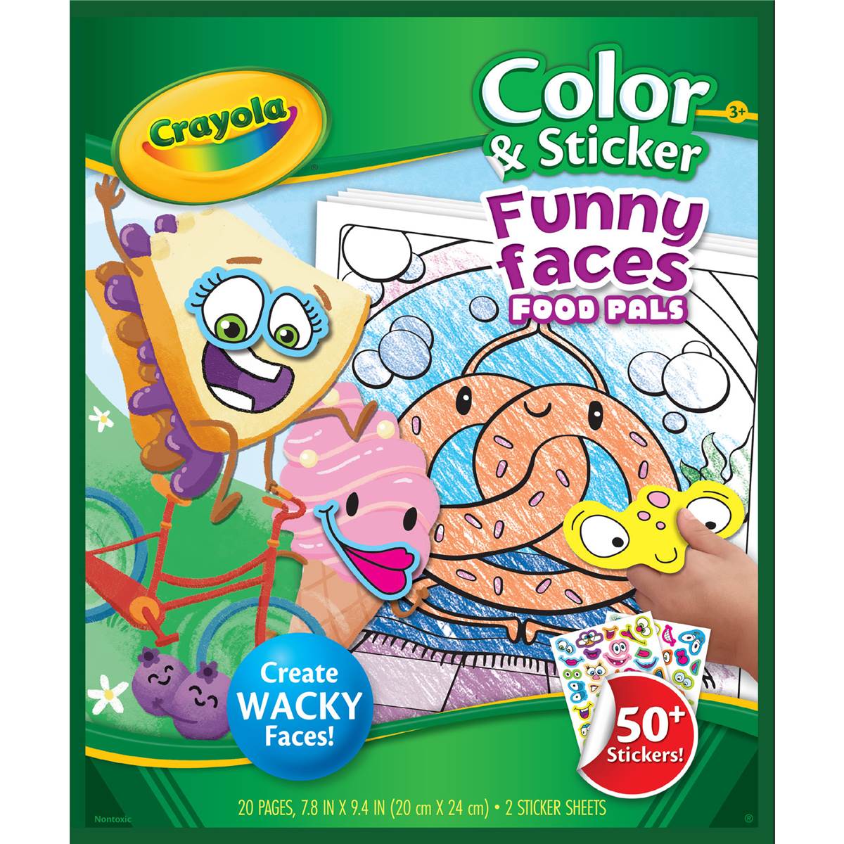 Crayola Funny Faces Colour & Sticker