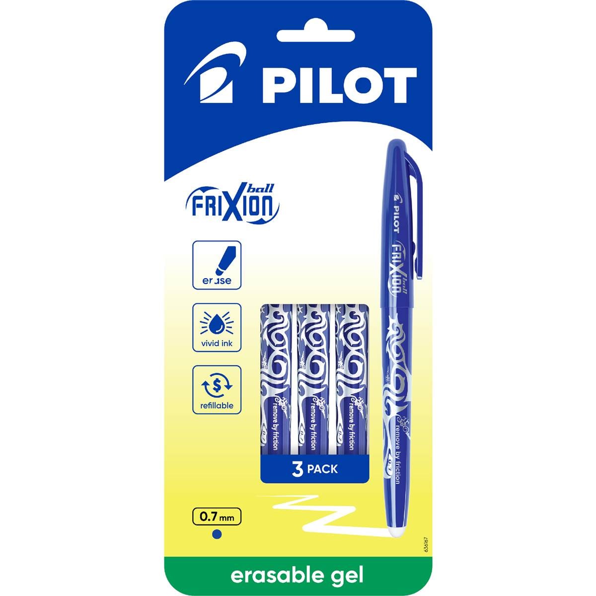 Pilot FriXion Ball Erasable Gel Pen 0.7mm Blue