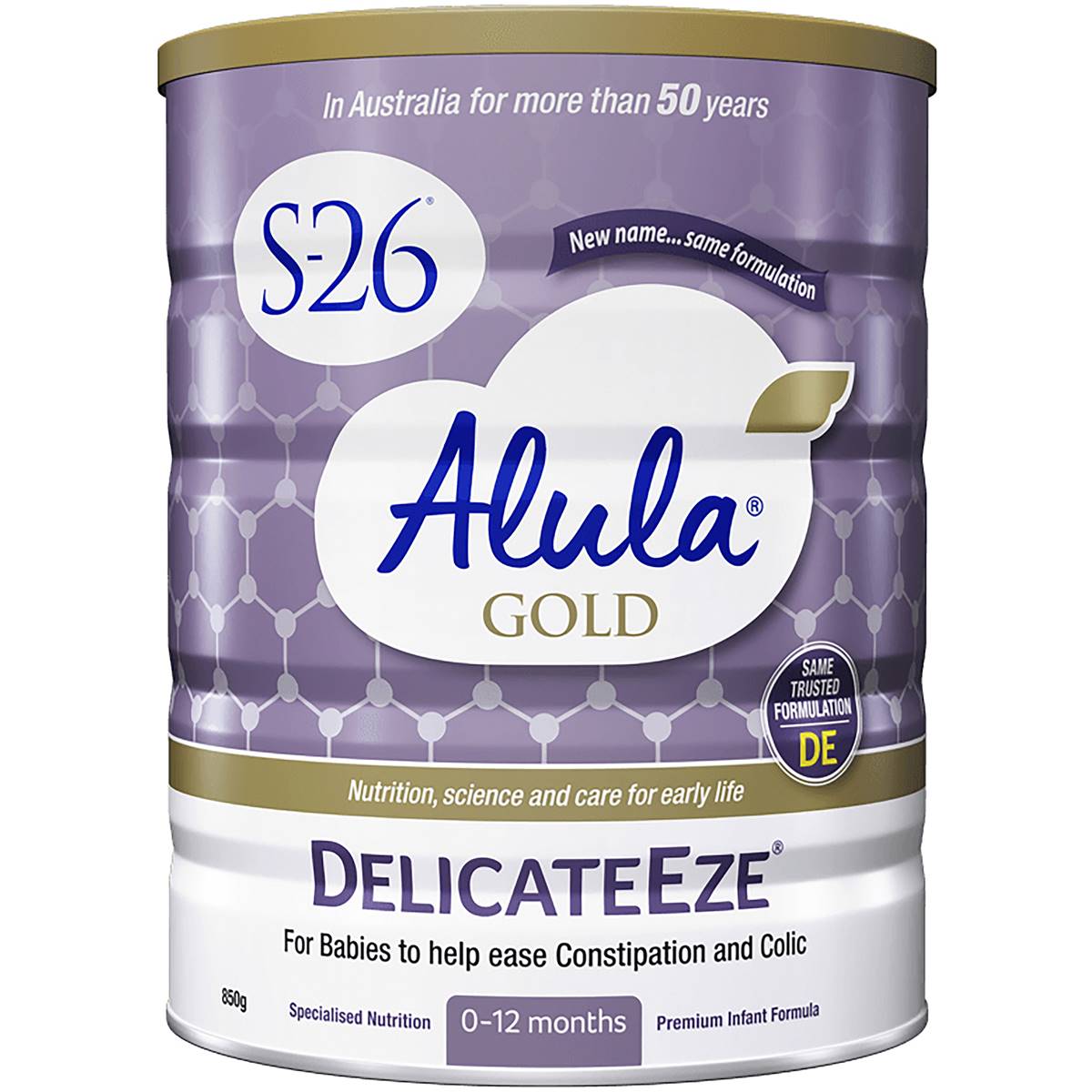Calories in S-26 Alula Gold Delicateeze 0 - 12 Months