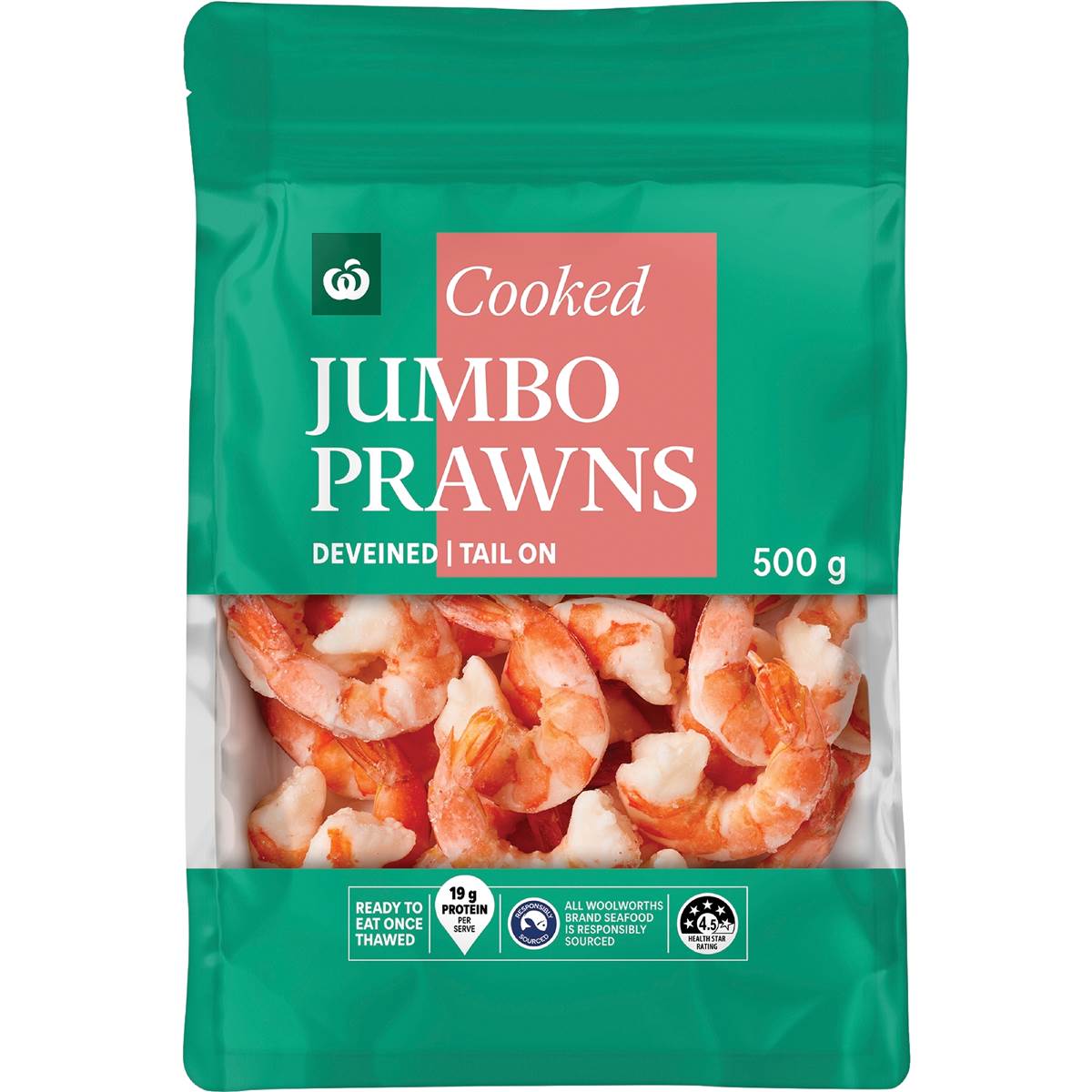 Woolworths Jumbo Cooked Prawn