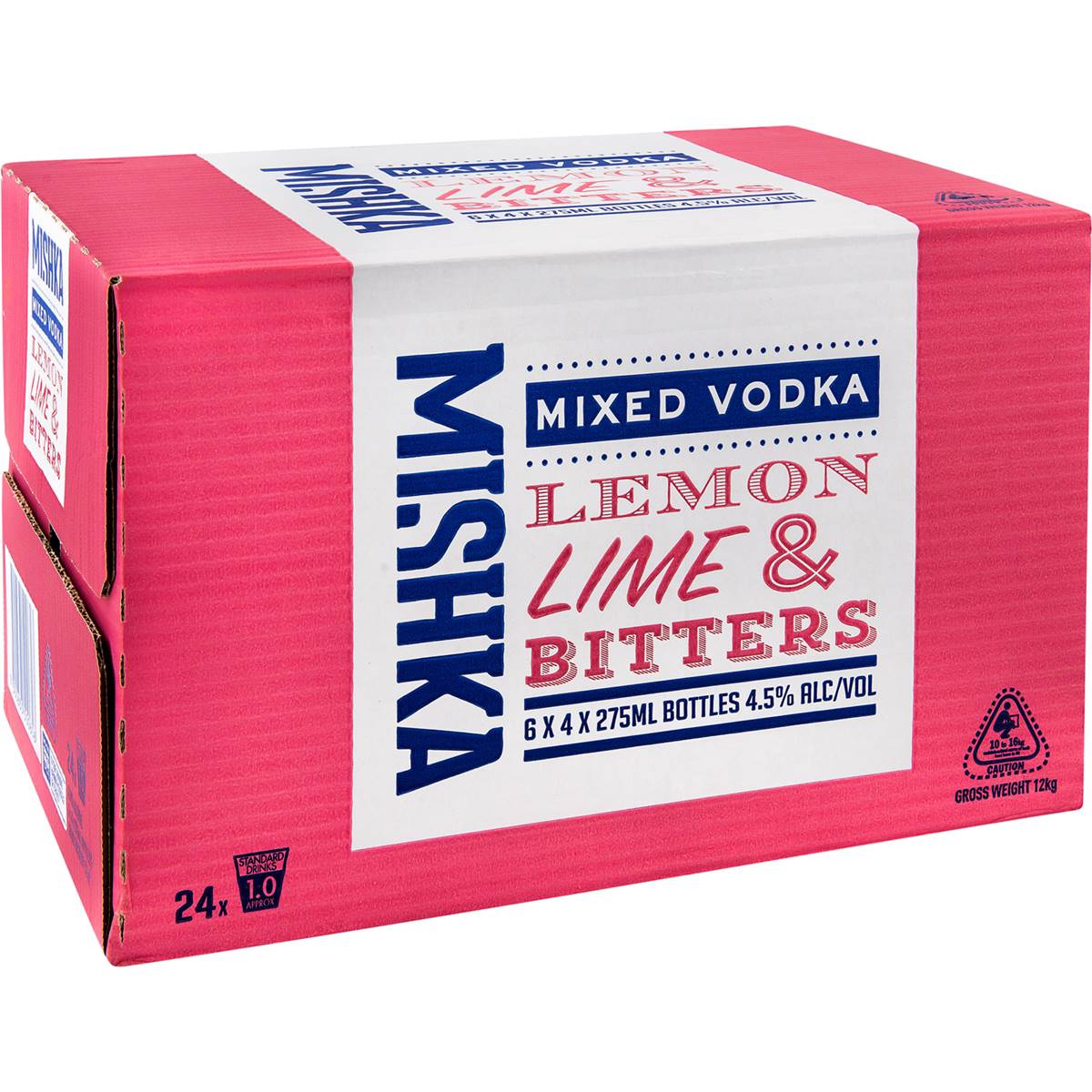 Mishka Vodka Lemon Lime & Bitters Bottles