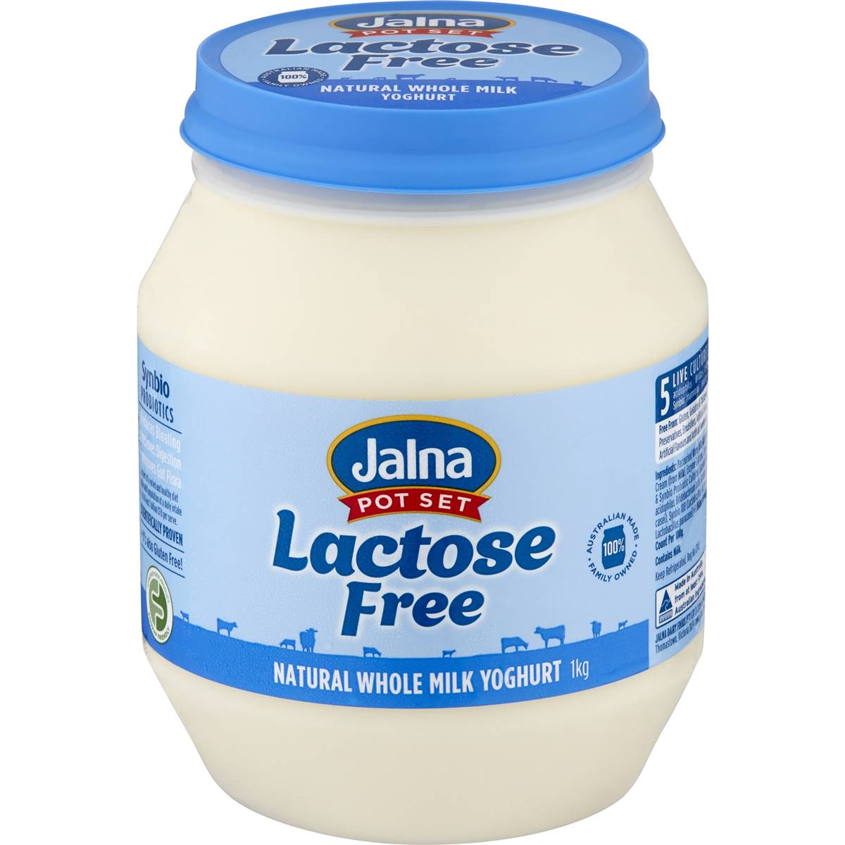Jalna Whole Milk Yoghurt Lactose Free Natural