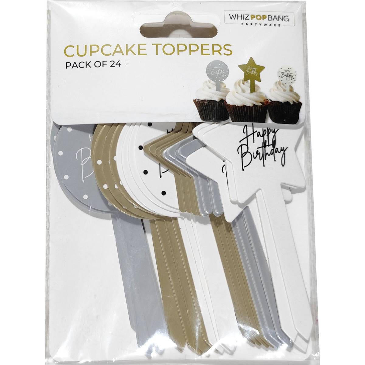 Whiz Pop Bang Cupcake Toppers Assorted
