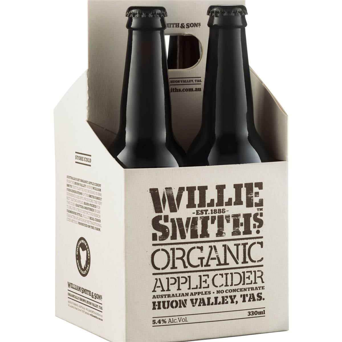 Calories in Willie Smith's Organic Cider calcount