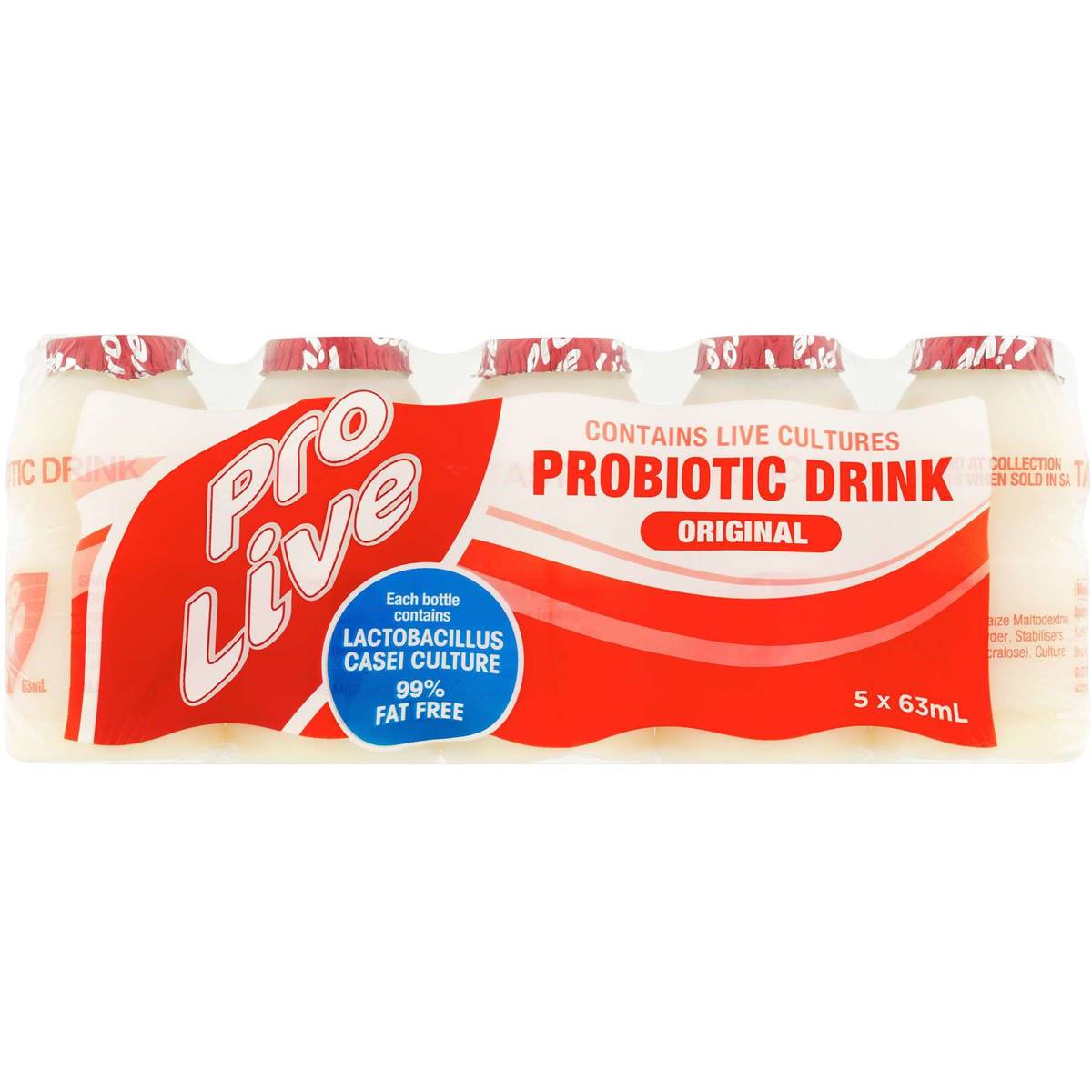 Calories in Pro Live Original Probiotc Drink calcount